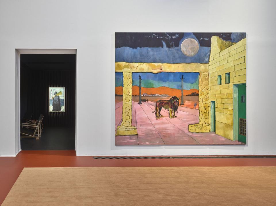 Peter Doig "House of Music", Installationsansicht Serpentine South, London, 2025