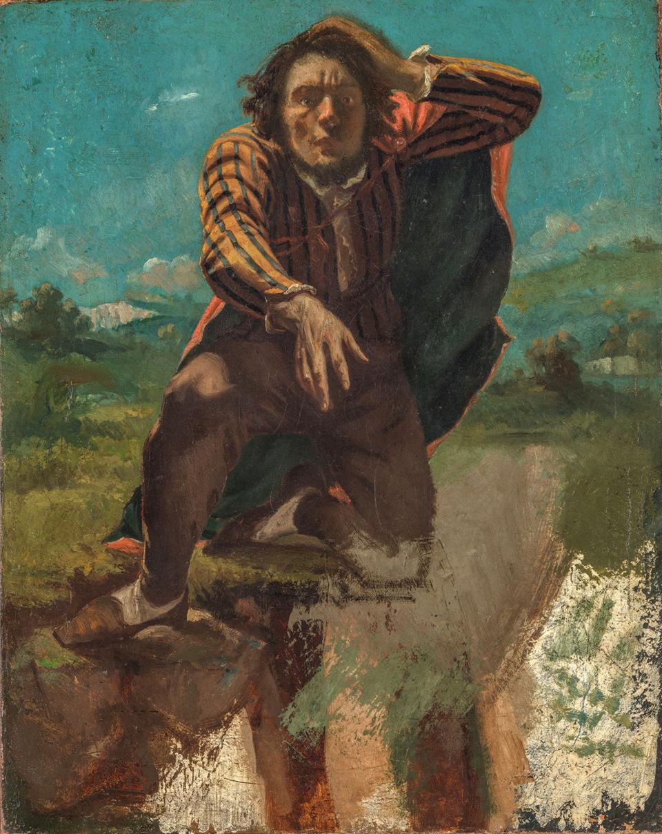 Gustave Courbet "Le Fou de peur", 1844