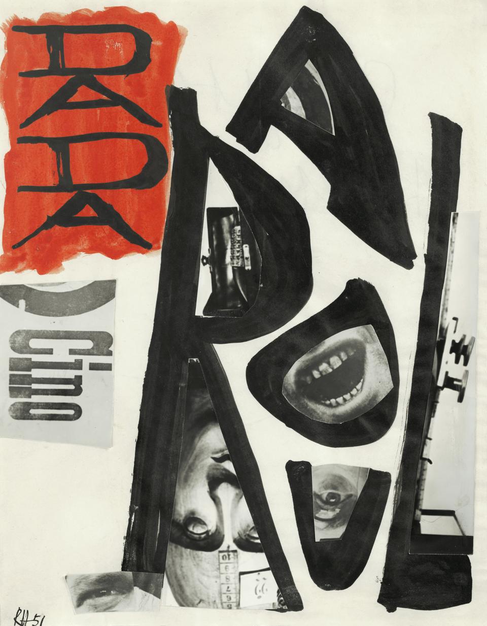 Raoul Hausmann "Dada Raoul", 1951, zu sehen in der  Berlinischen Galerie