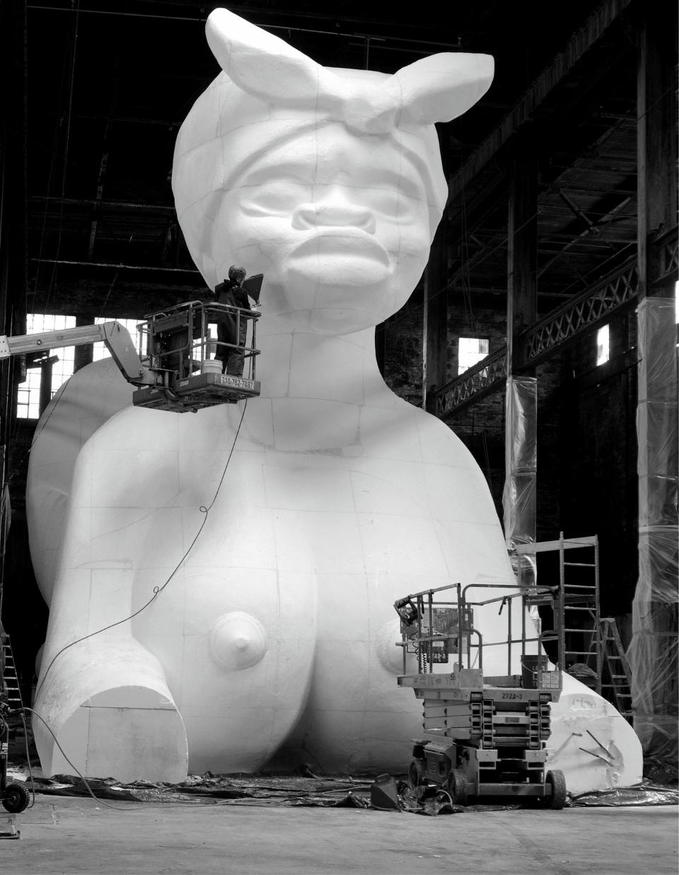 Kara Walker "A Subtlety", Produktionsprozess, Domino Sugar Refining Plant, Brooklyn, 2014