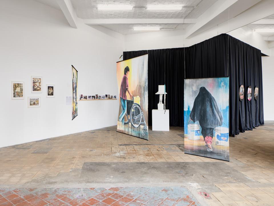 Gaza-Biennale, Installation Flutgraben Berlin, 2025