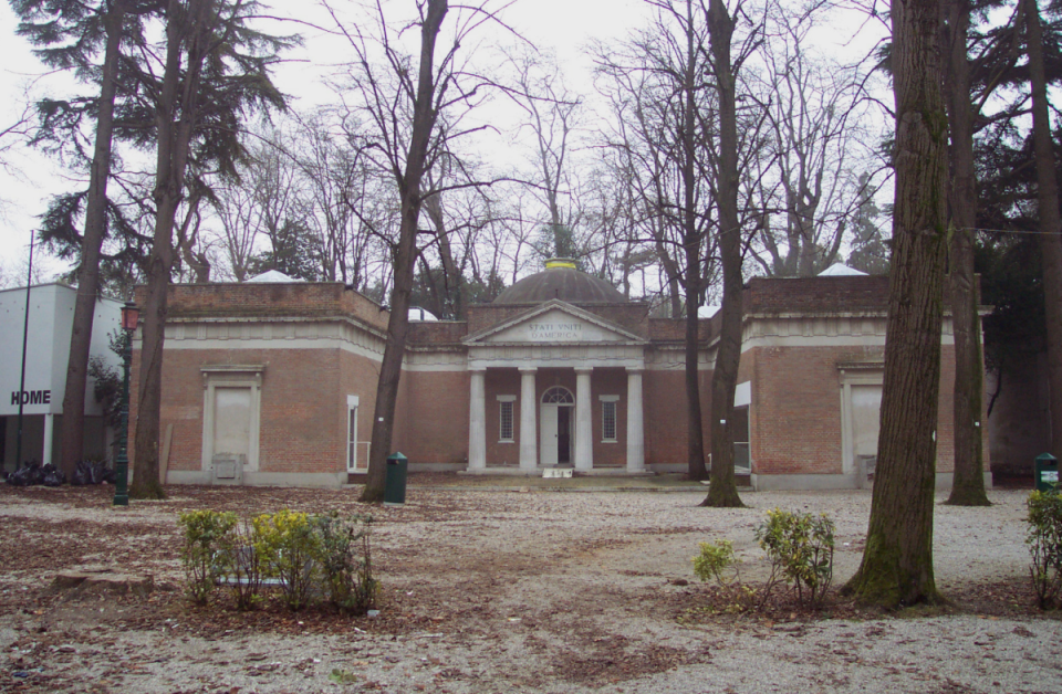 Der Pavillon der USA in den Giardini der Venedig-Biennale