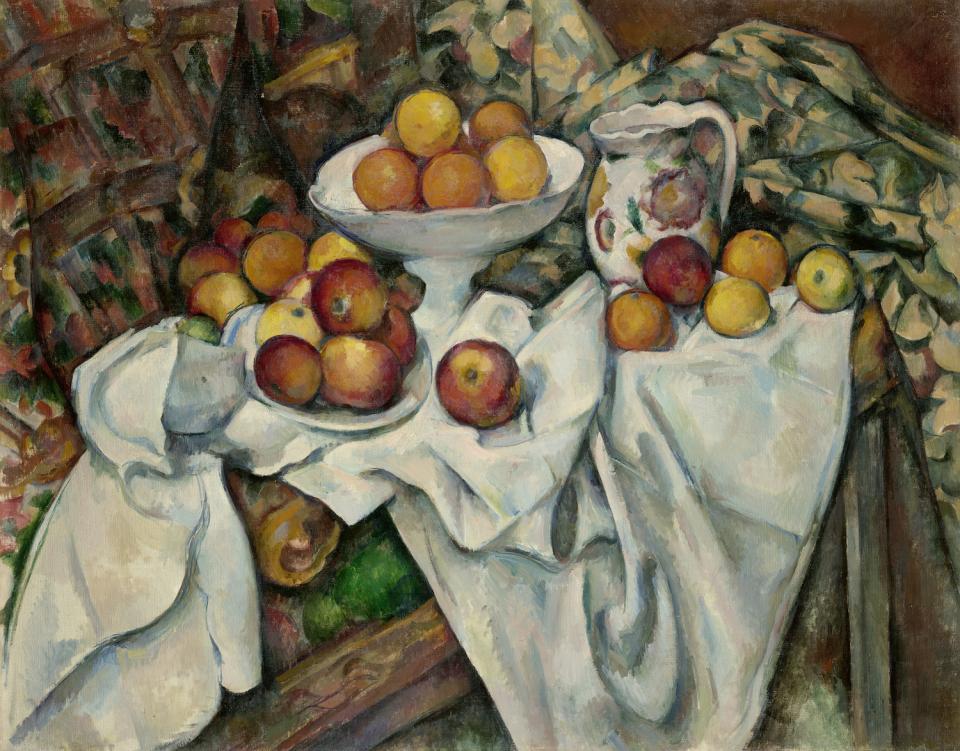 Paul Cézanne "Pommes et oranges" (Äpfel und Orangen), um 1899