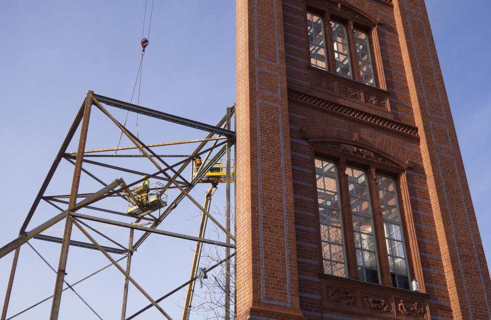 Baustelle an der ehemaligen Bauakadamie in Berlin-Mitte