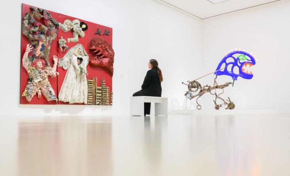 "Niki.Kusama.Murakami. Love you for infinity", Ausstellungsansicht, Sprengel Museum, Hannover, 2025