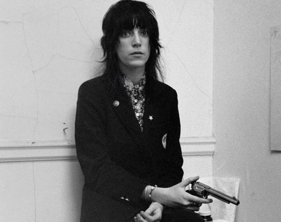 Patti Smith, fotografiert von Albert Scopin im Chelsea Hotel