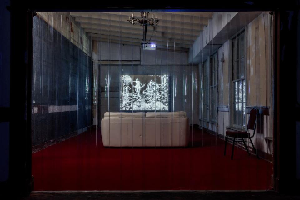 Georges Méliès "Le voyage dans la lune (A Trip to the Moon)", 1902, Installationsansicht “What a Wonderful World: An Audiovisual Poem”, 2026