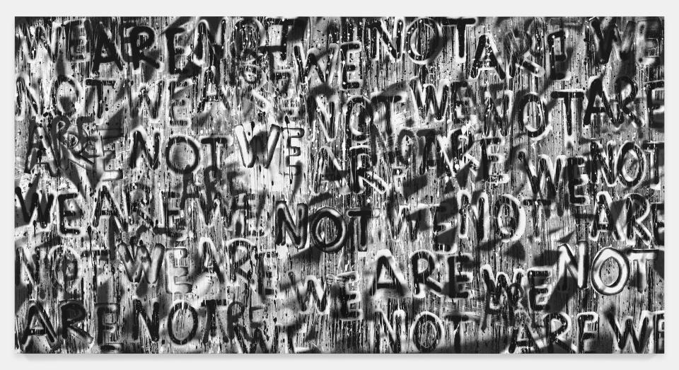 Adam Pendleton "Ohne Titel (WE ARE NOT)", 2021–2022