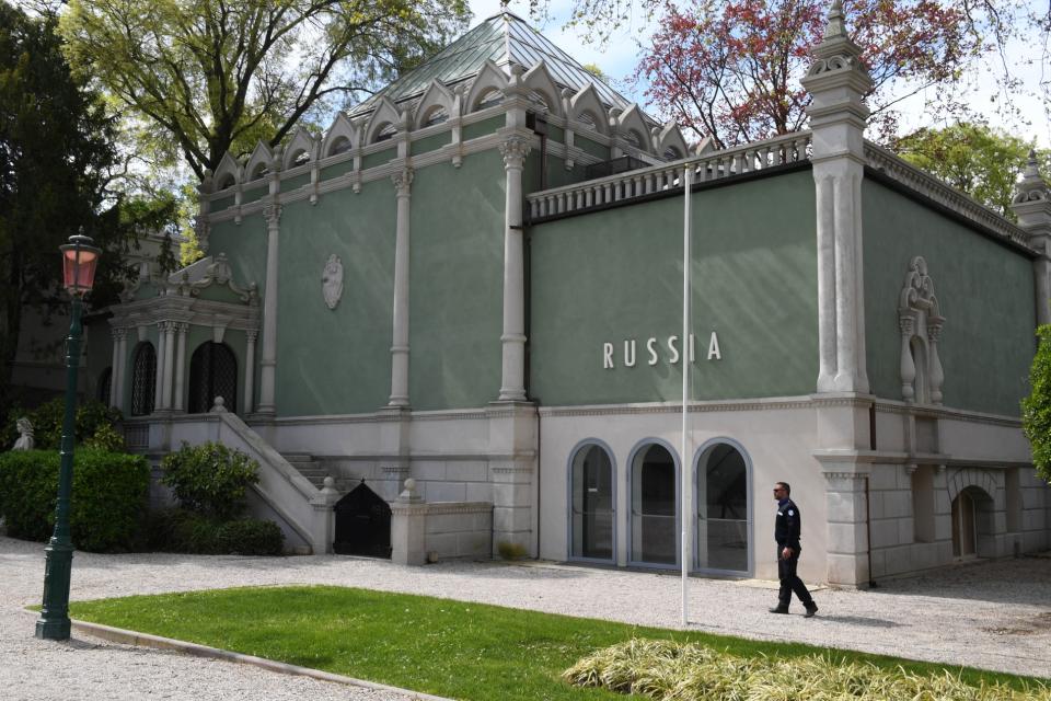 Der Russische Pavillon bei der Kunstbiennale in Venedig