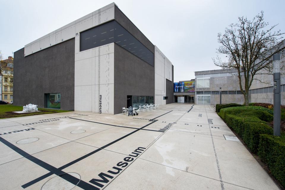 Der Erweiterungsbau der Modernen Galerie des Saarlandmuseums in Saarbrücken