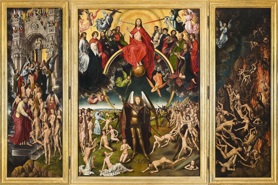 Hans Memling, Das Jüngste Gericht, Triptychon, Öl auf Holz