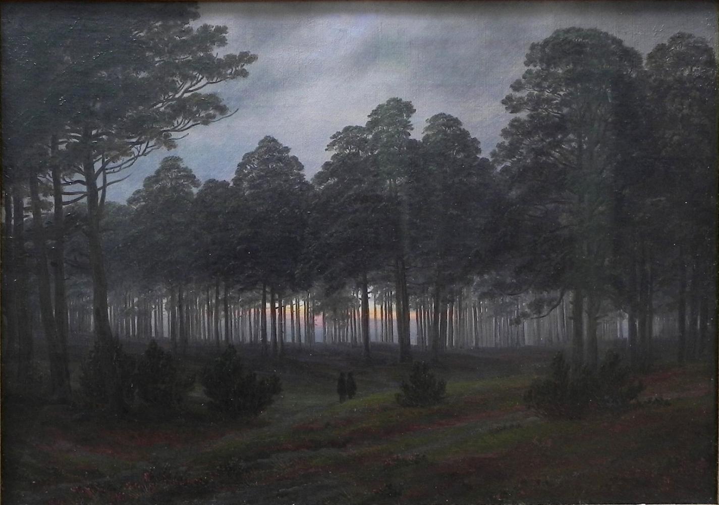 Caspar David Friedrich "Der Abend", um 1820/1821