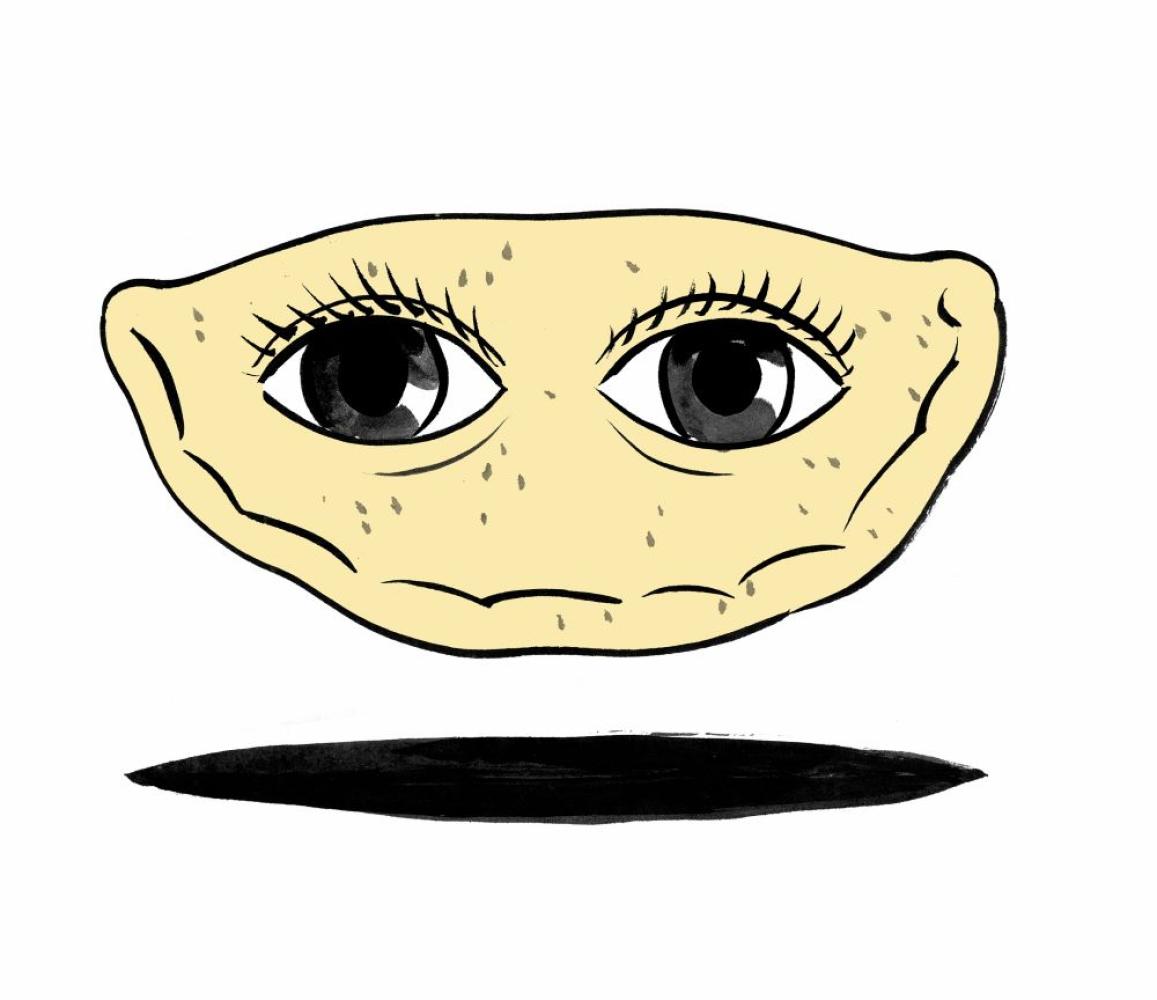 Pierogi mit Totentrompeten