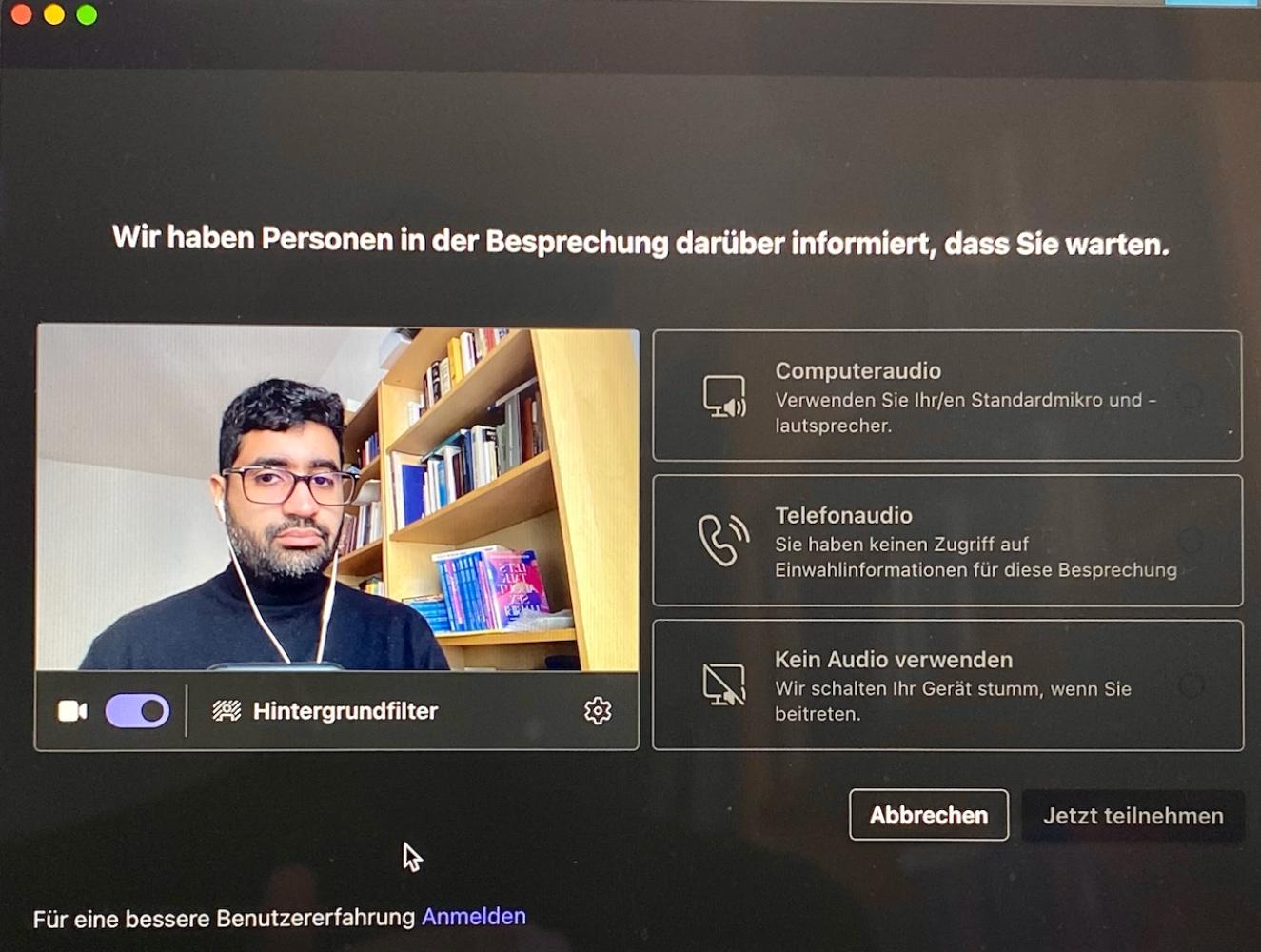 Diesmal war das Meeting wohl nicht vermeidbar...