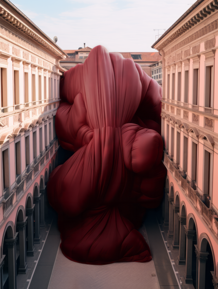 Andrés Reisinger "Take Over Gucci", 2023