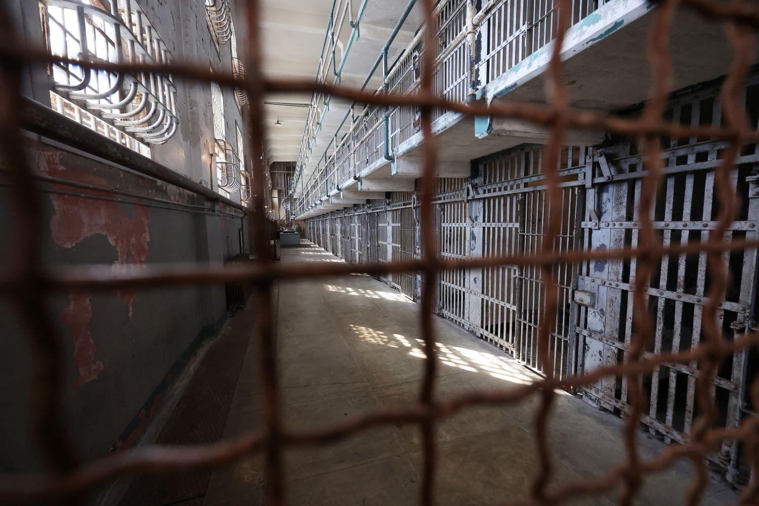 Die alten Gefängniszellen auf Alcatraz Island 