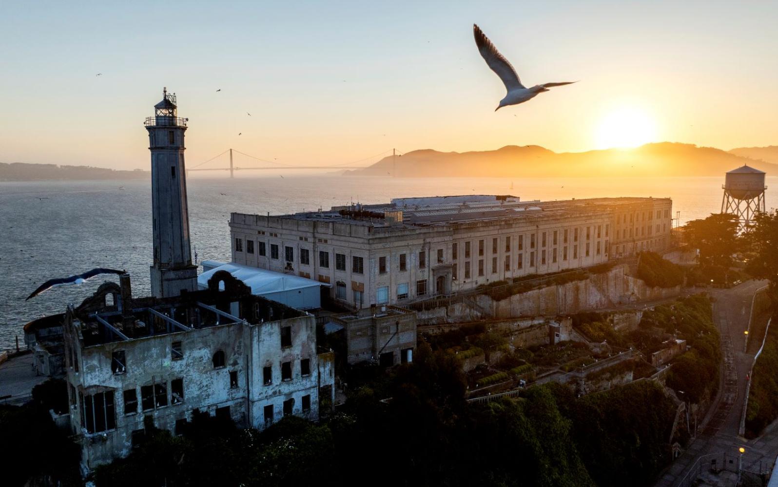 Alcatraz Island in der Bucht von San Francisco