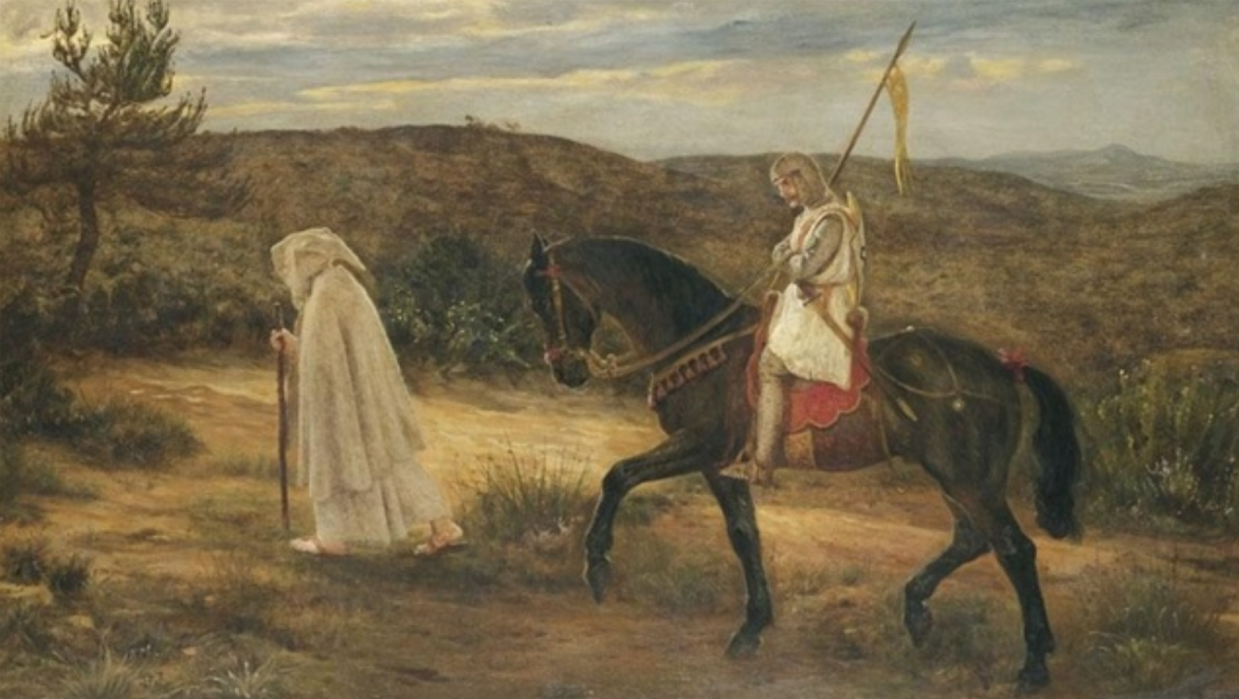 "Es war weder ein besonders eindrucksvolles Bild, noch war es von Archer besonders gut gemalt worden": James Archers "Merlin and Lancelot, an Incident from 'La Morte d'Arthur'" (1871) wird von Christian Kracht schon auf der zweiten Seite von "Air" ausführlich beschrieben