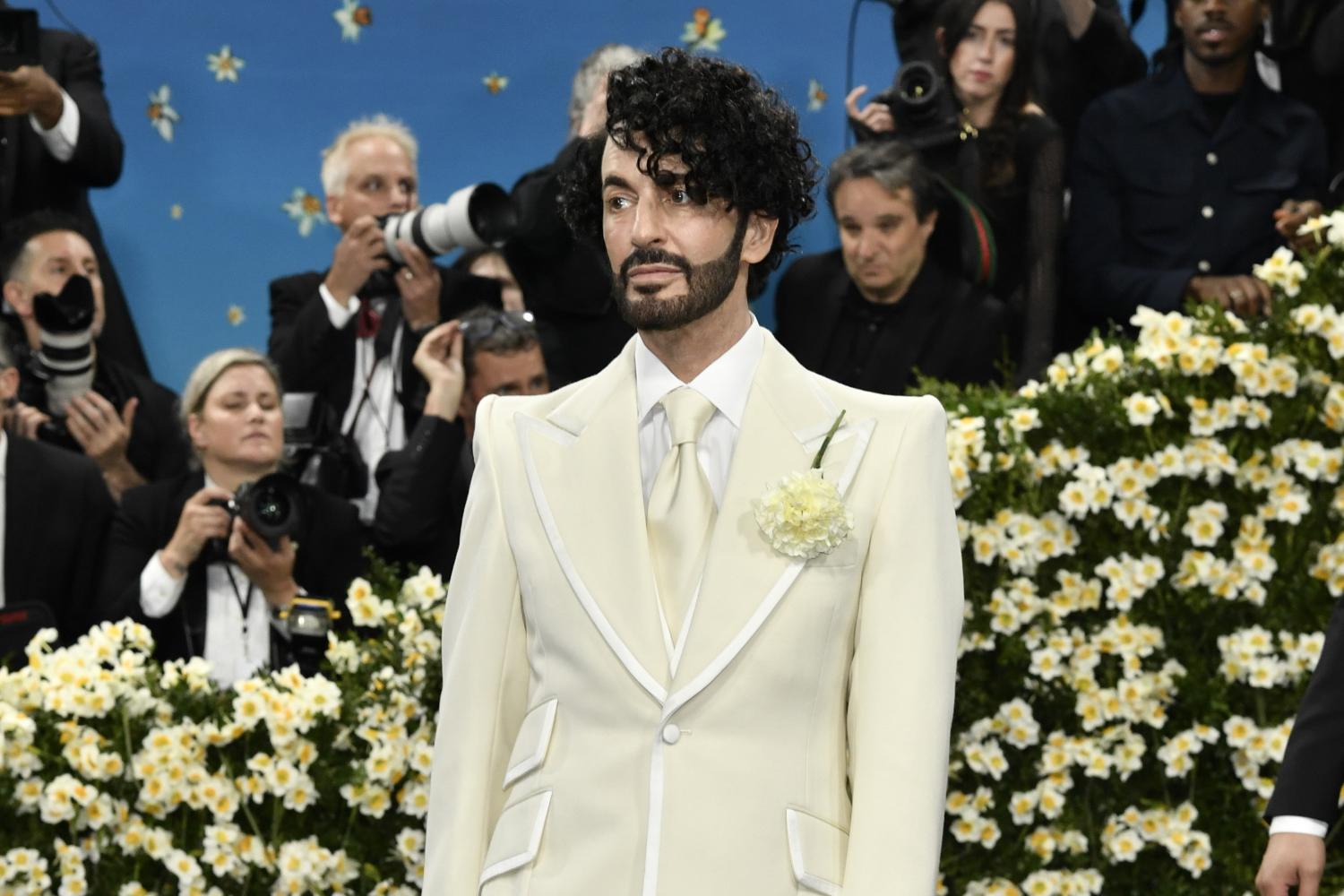 Designer Marc Jacobs bei der Benefizgala des Costume Institute des Metropolitan Museum of Art (The Met) zur Eröffnung der Ausstellung "Superfine: Tailoring Black Style" in New York