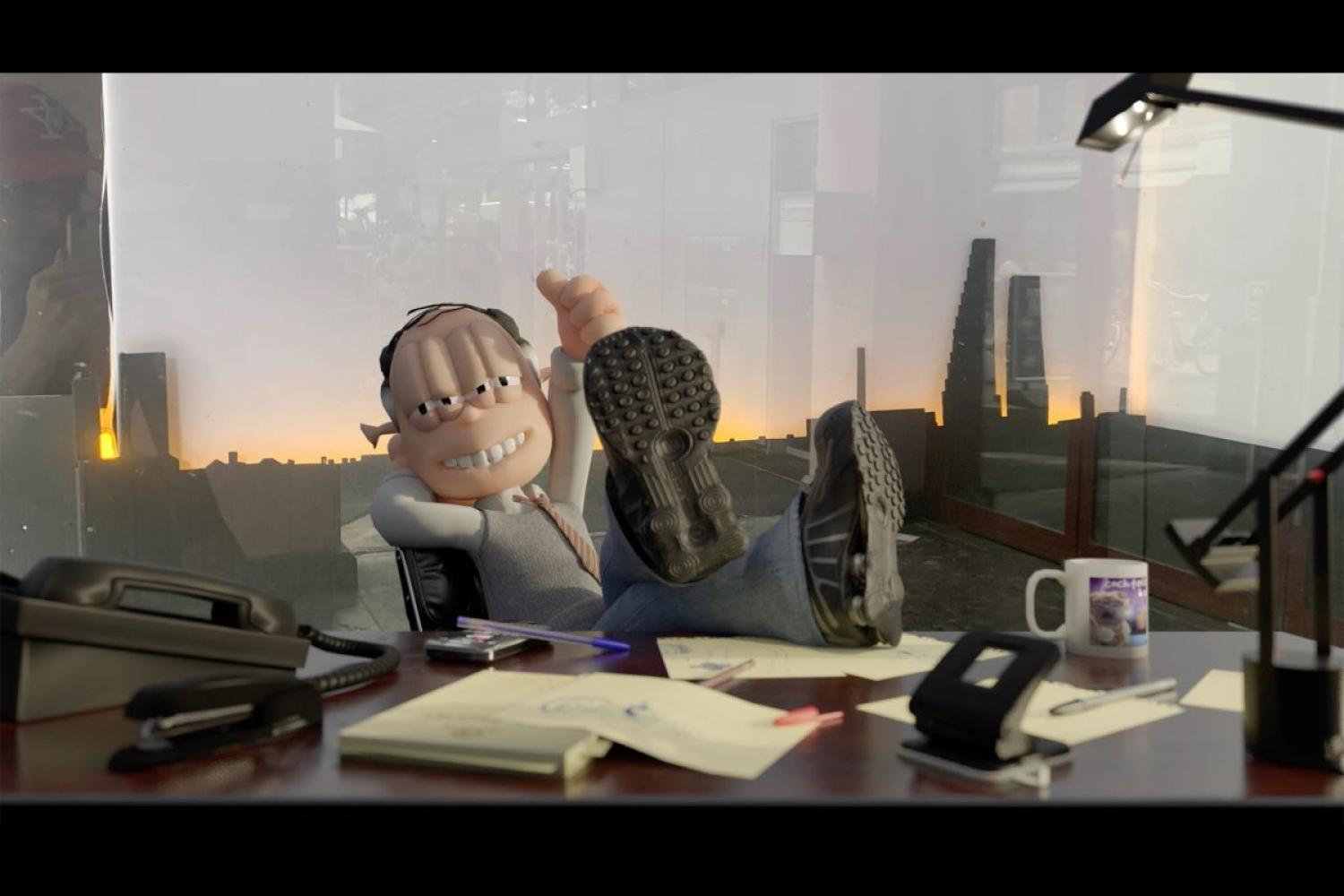 Virginie Sistek "My wife reads novels. I haven’t got the time", 2024, Videostill, Zusammenarbeit mit Paul Fritz