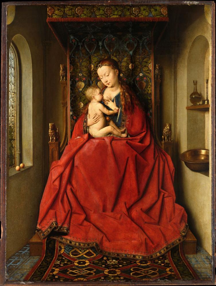 Jan van Eyck "Lucca-Madonna", um 1437