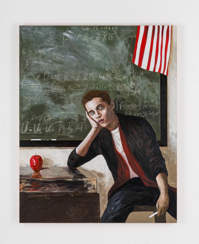 Hernan Bas "Math makes Matthew melancholy", 2024