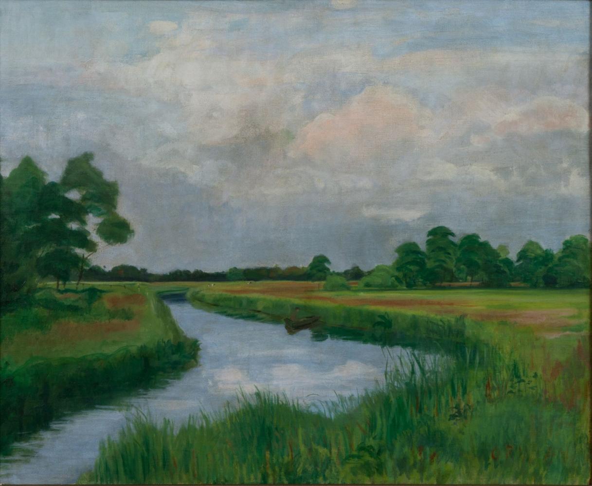 Clara Rilke-Westhoff "Landschaft bei Fischerhude", 1953