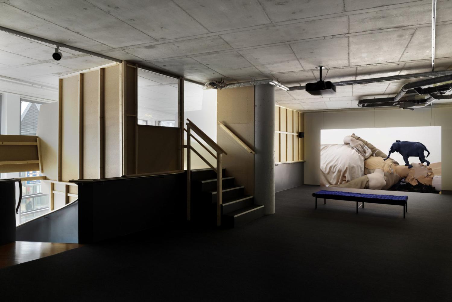 Latefa Wiersch "Hannibal", Installationsansicht, Dortmunder Kunstverein, 2025