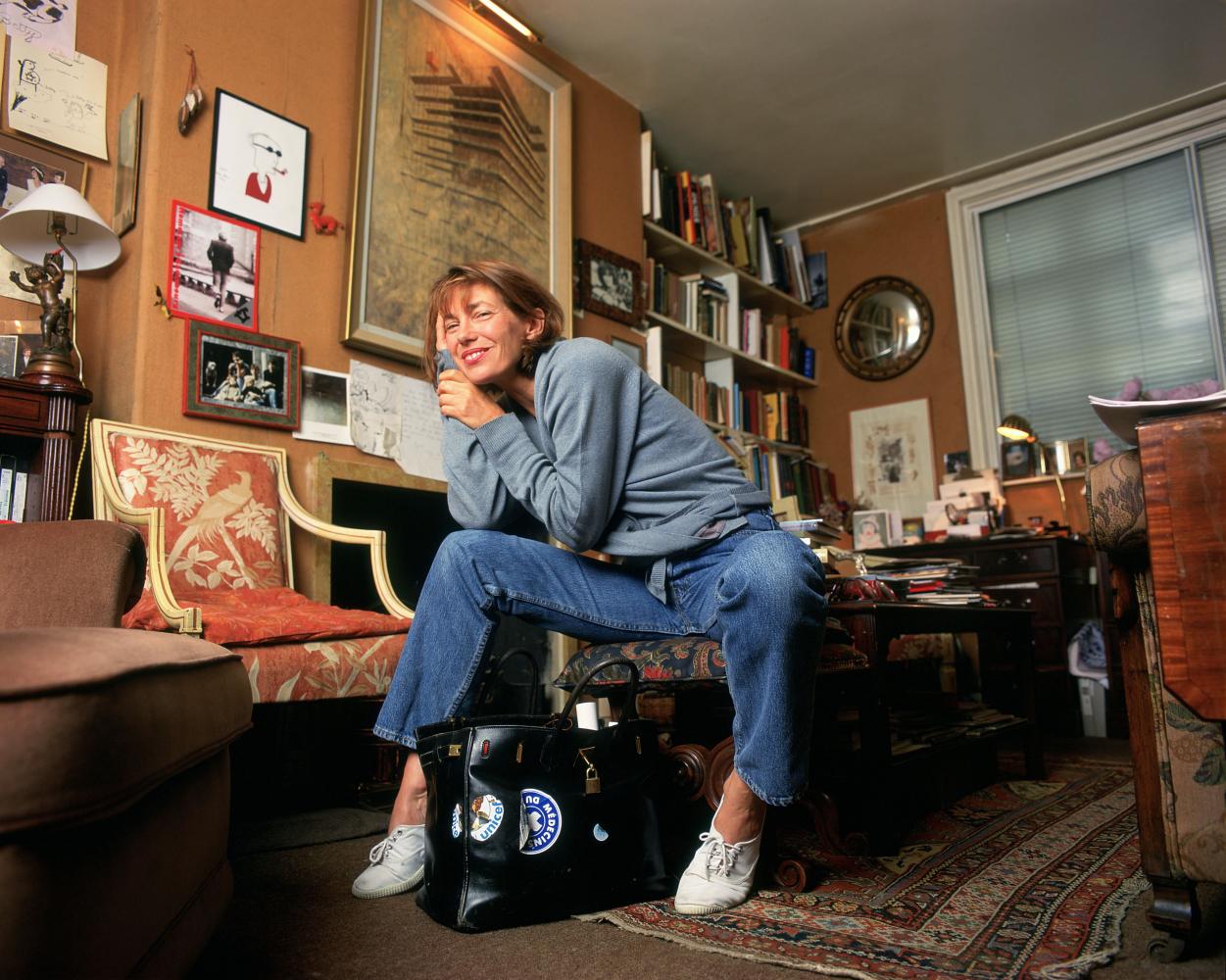 Jane Birkin mit der Original-Birkin