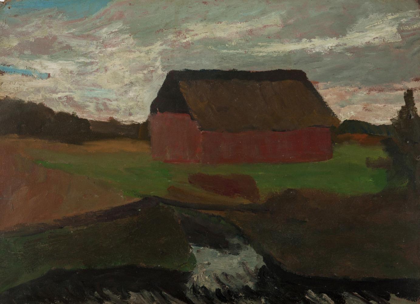 Paula Modersohn-Becker "Scheune", um 1901