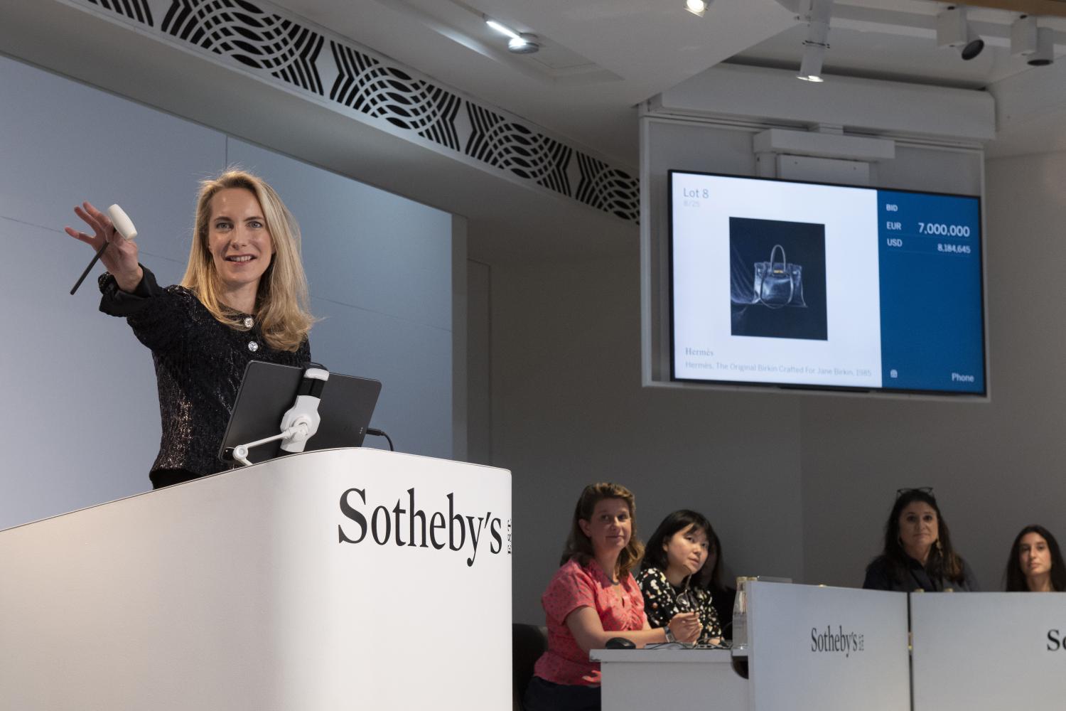 Der Verkauf der Original-Birkin bei Sotheby's Paris am 10. Juli 2025