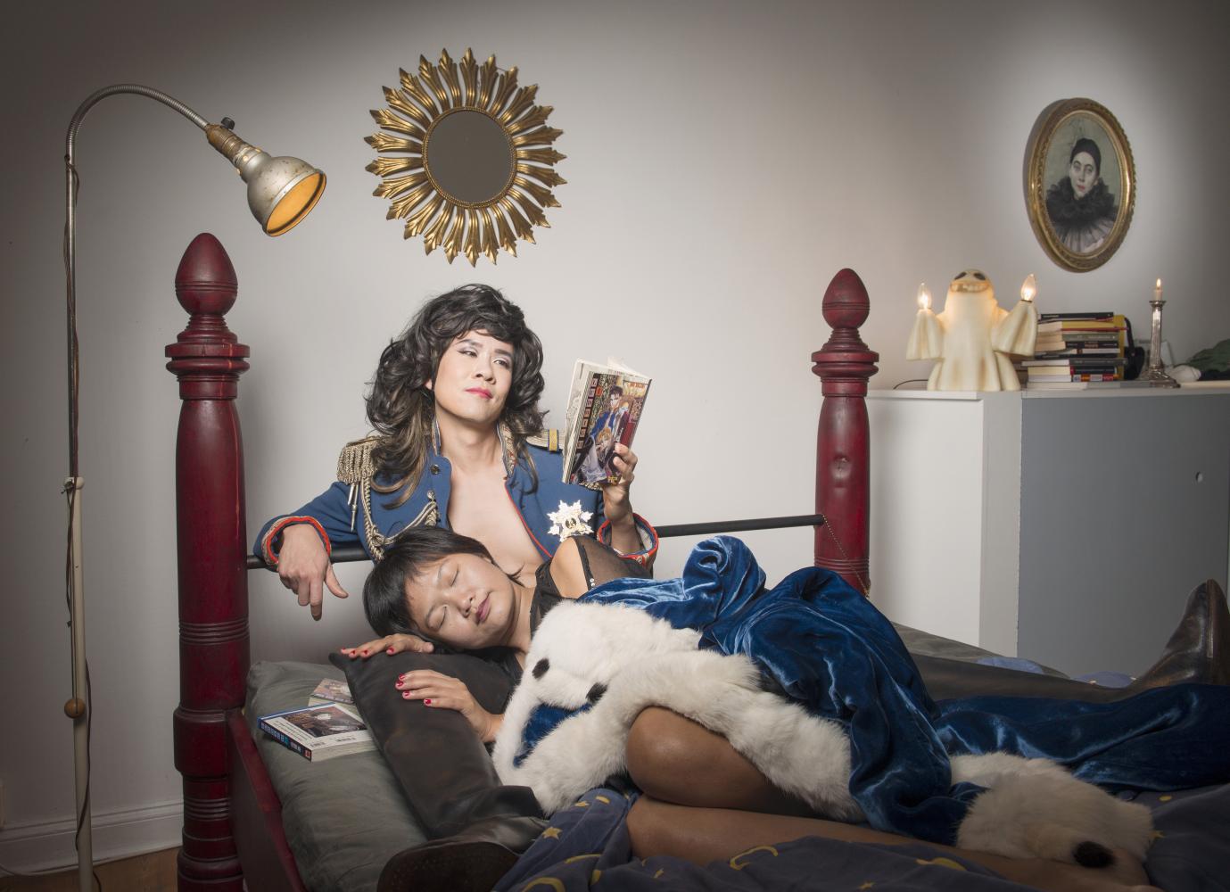 Ein Bild vom Bild vom Bild: König Ludwig liest sich selbst als Manga-Comic-Version