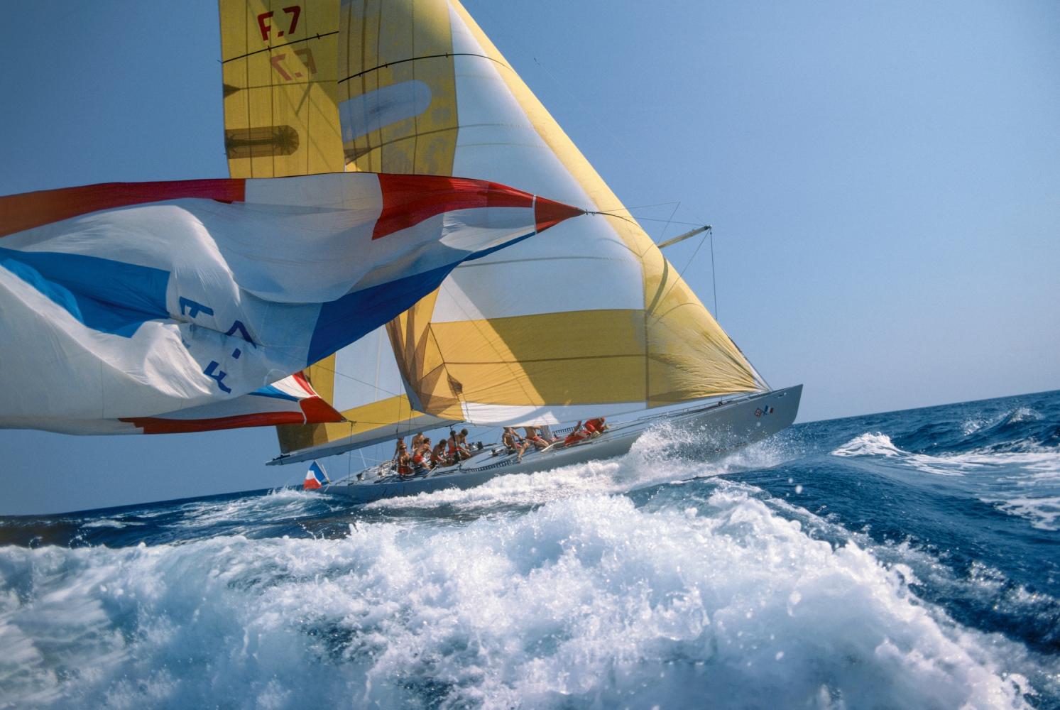 Das französische Boot "French Kiss"