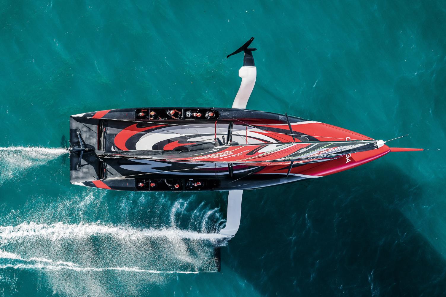 Foils des Emirates Team New Zealand, 2021