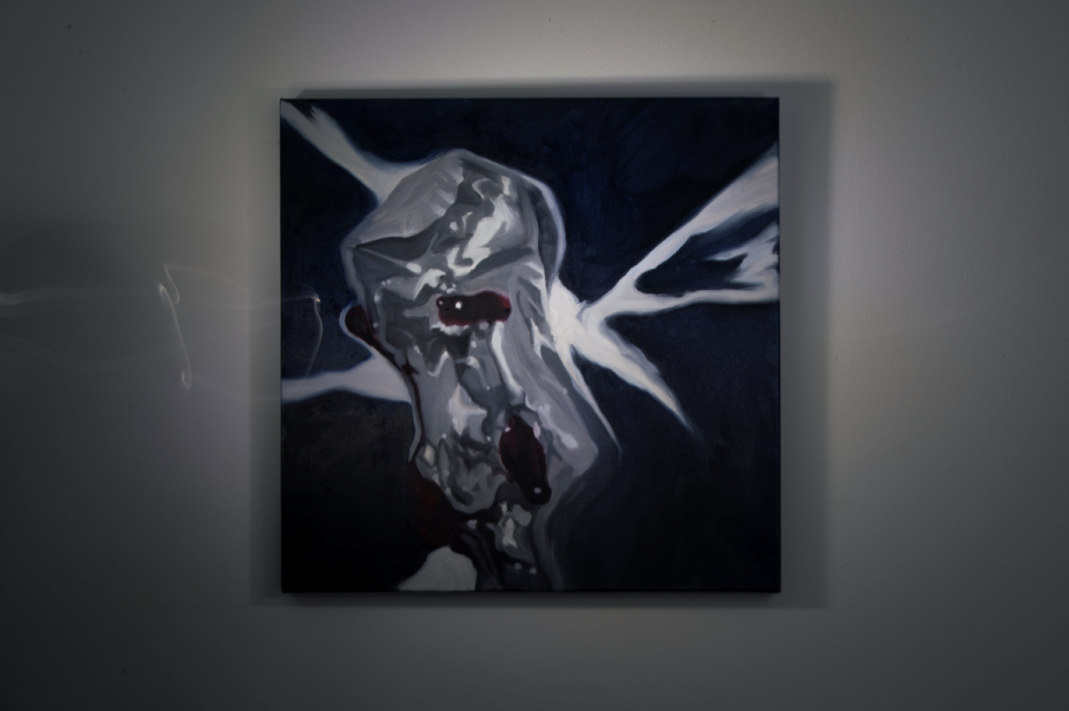 Wendi Yan "Arrested Flight, Wings Still", 2023, Ausstellungsansicht "A Tiny Museum of Mammoth Technology", Hurley Gallery, Princeton, New Jersey, 2023