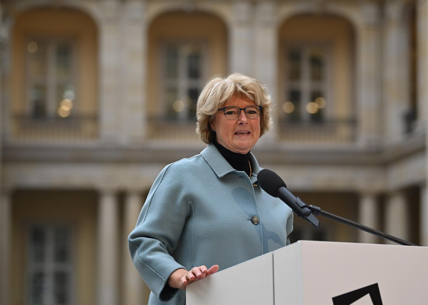Monika Grütters (CDU) 2020 im Humboldt Forum, Berlin