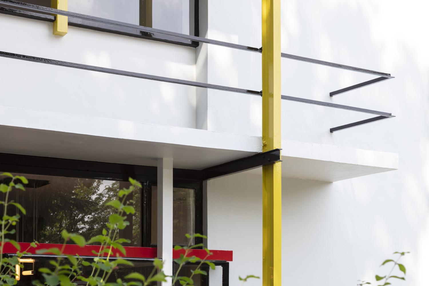 Detail des Fassade am Rietveld Schröderhuis, Utrecht