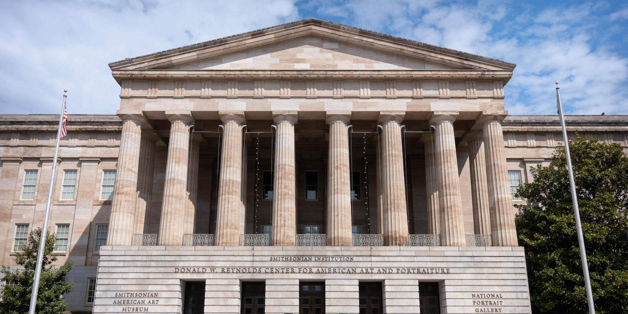 Das Donald W. Reynolds Center for American Art and Portraiture, Sitz der National Portrait Gallery und des Smithsonian American Art Museum in Washington