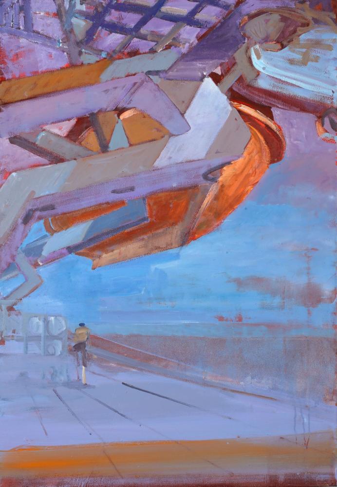 Galerie Rothamel: Jörg Ernert "Transatlantik – Rettungsboot – 2. Fassung", 2025