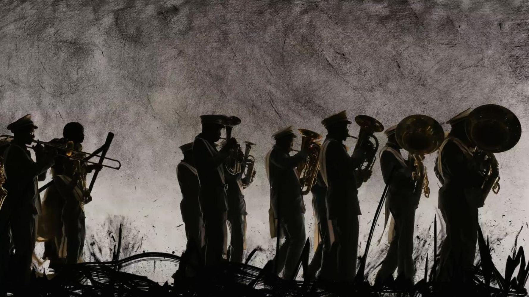 William Kentridge "More Sweetly Play The Dance", 2014, Projektionsstill, Detail