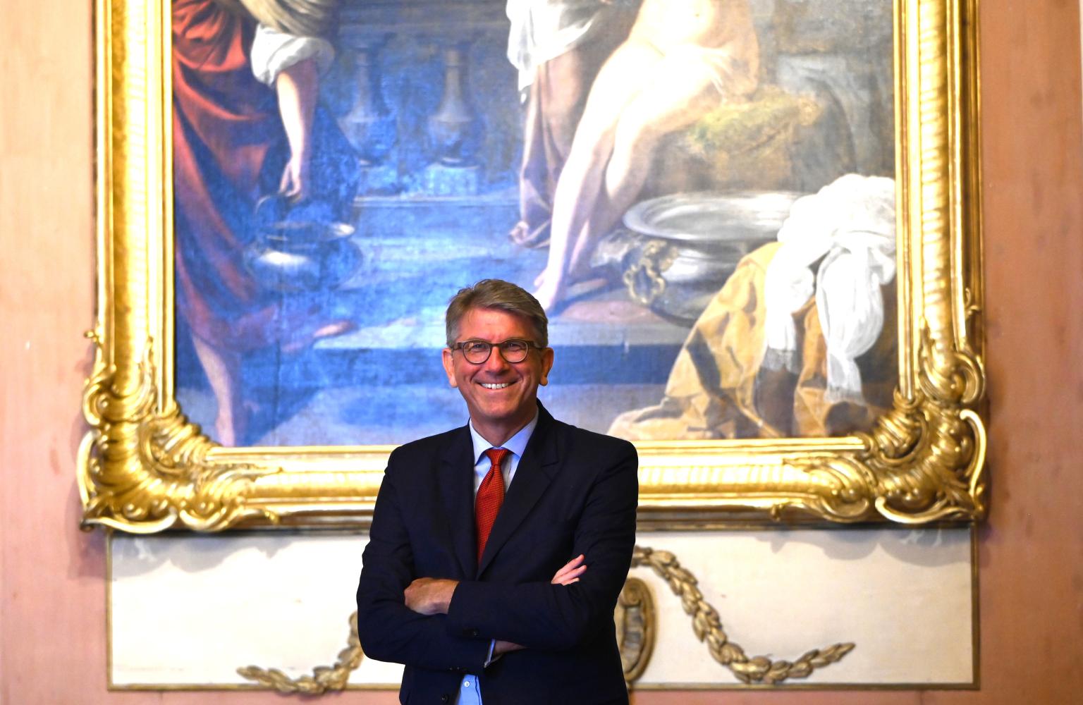 Kulturstaatsminister Wolfram Weimer im Juli in der Oberen Galerie im Potsdamer Neuen Palais