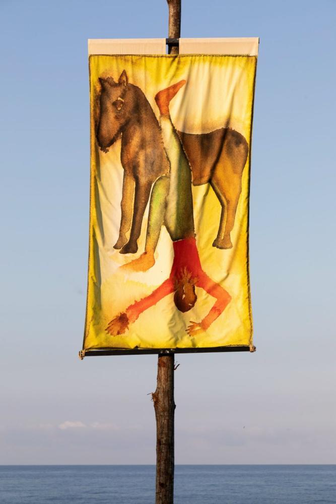 Francesco Clemente "Sottencoppa", Kunsthafen Acciaroli, 2025