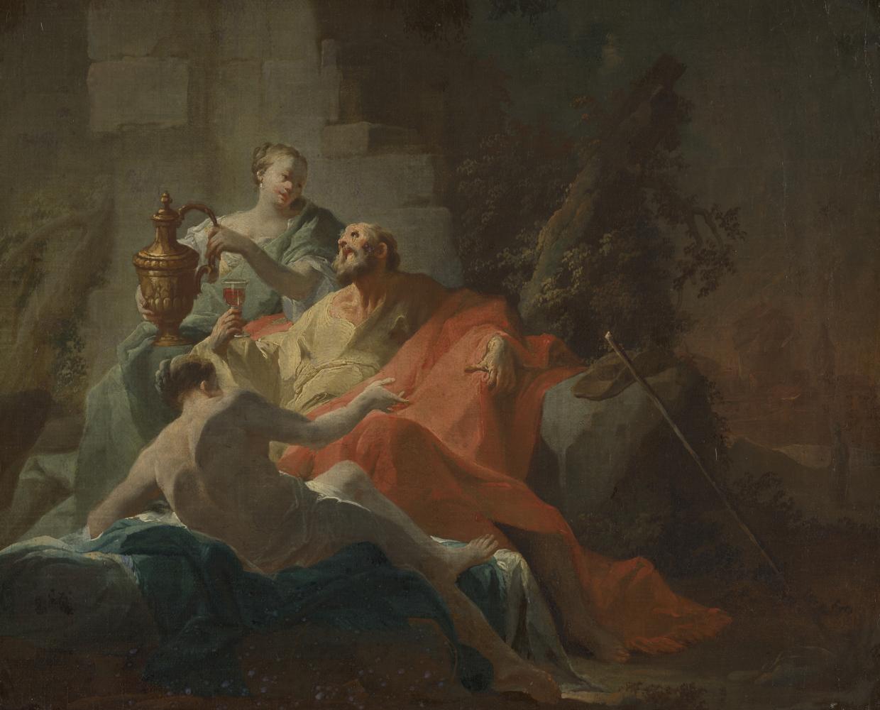 Franz Sigrist d. Ä. (1727-1803) "Lot und seine Töchter"