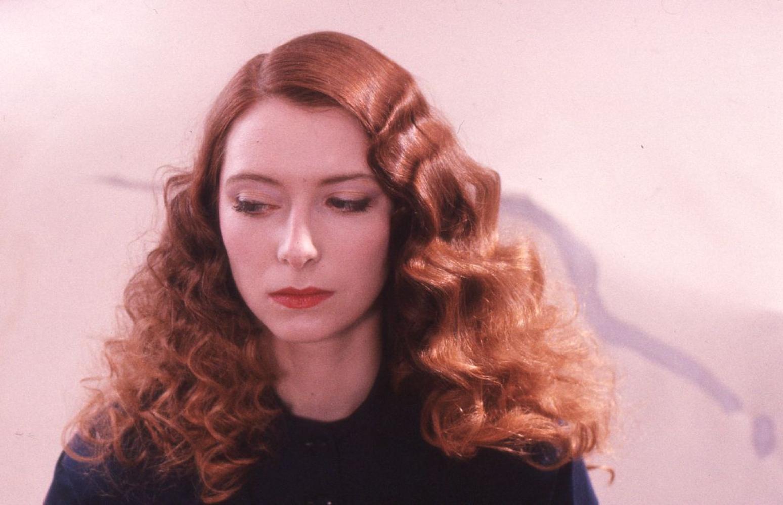 Tilda Swinton am Set von "Caprice" von Joanna Hogg