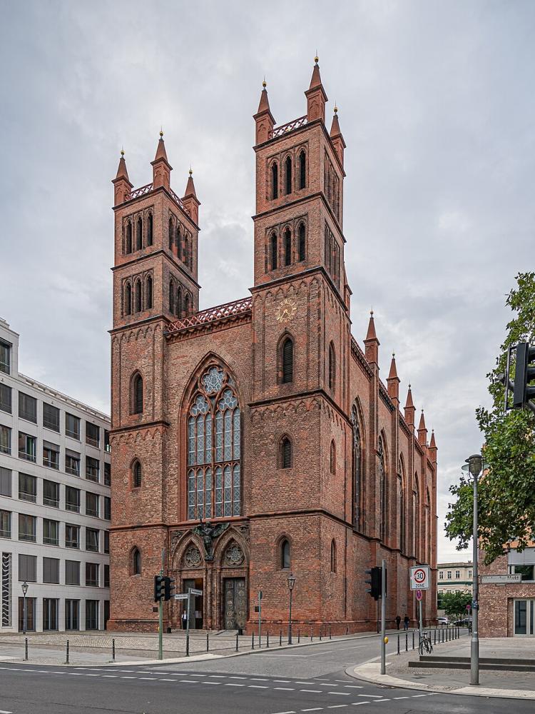 Die Friedrichswerdersche Kirche in Berlin ist heute ein Ausstellungsraum für die Alte Nationalgalerie dient