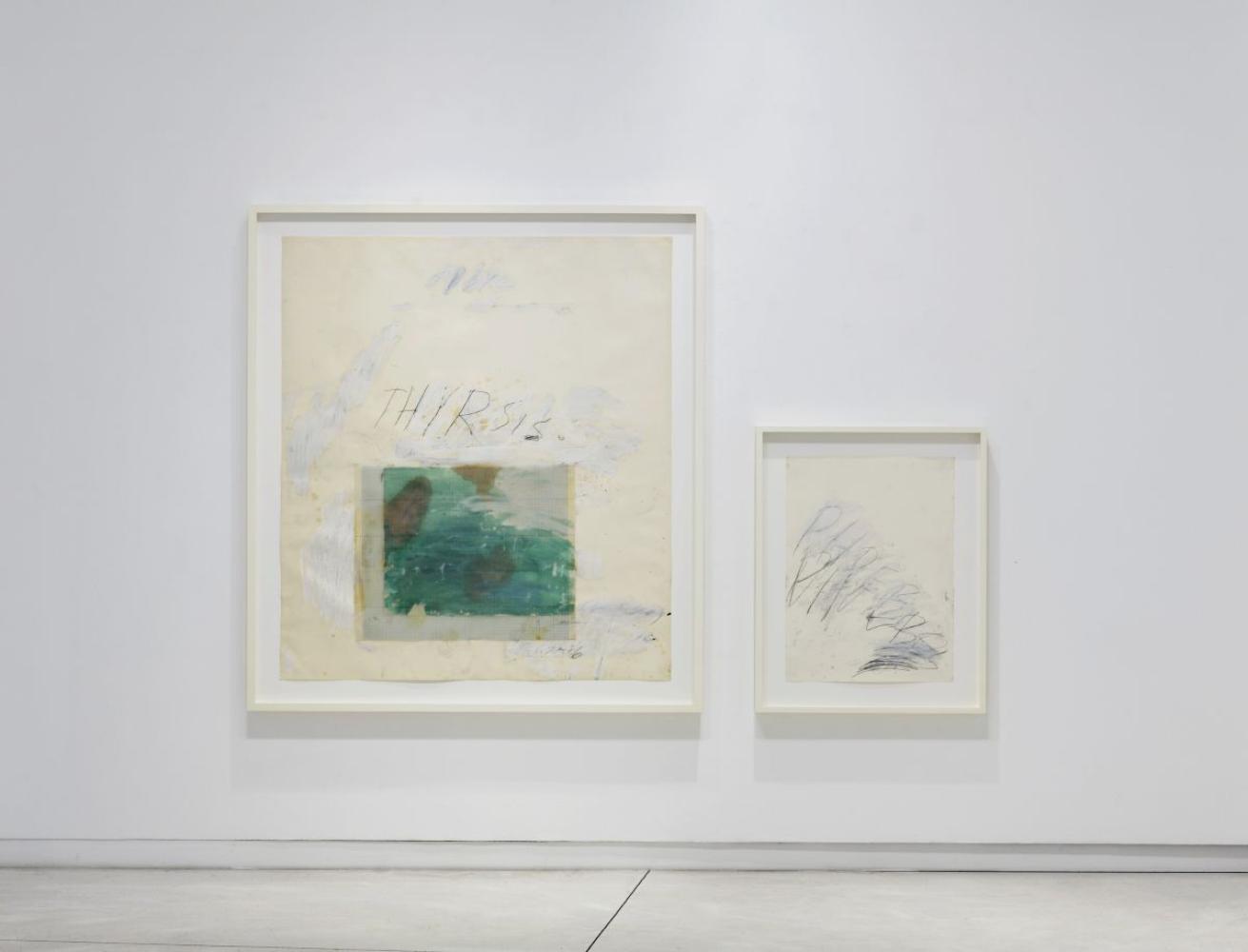 Galerie Karsten Greve: Cy Twombly "Thyrsis", 1976