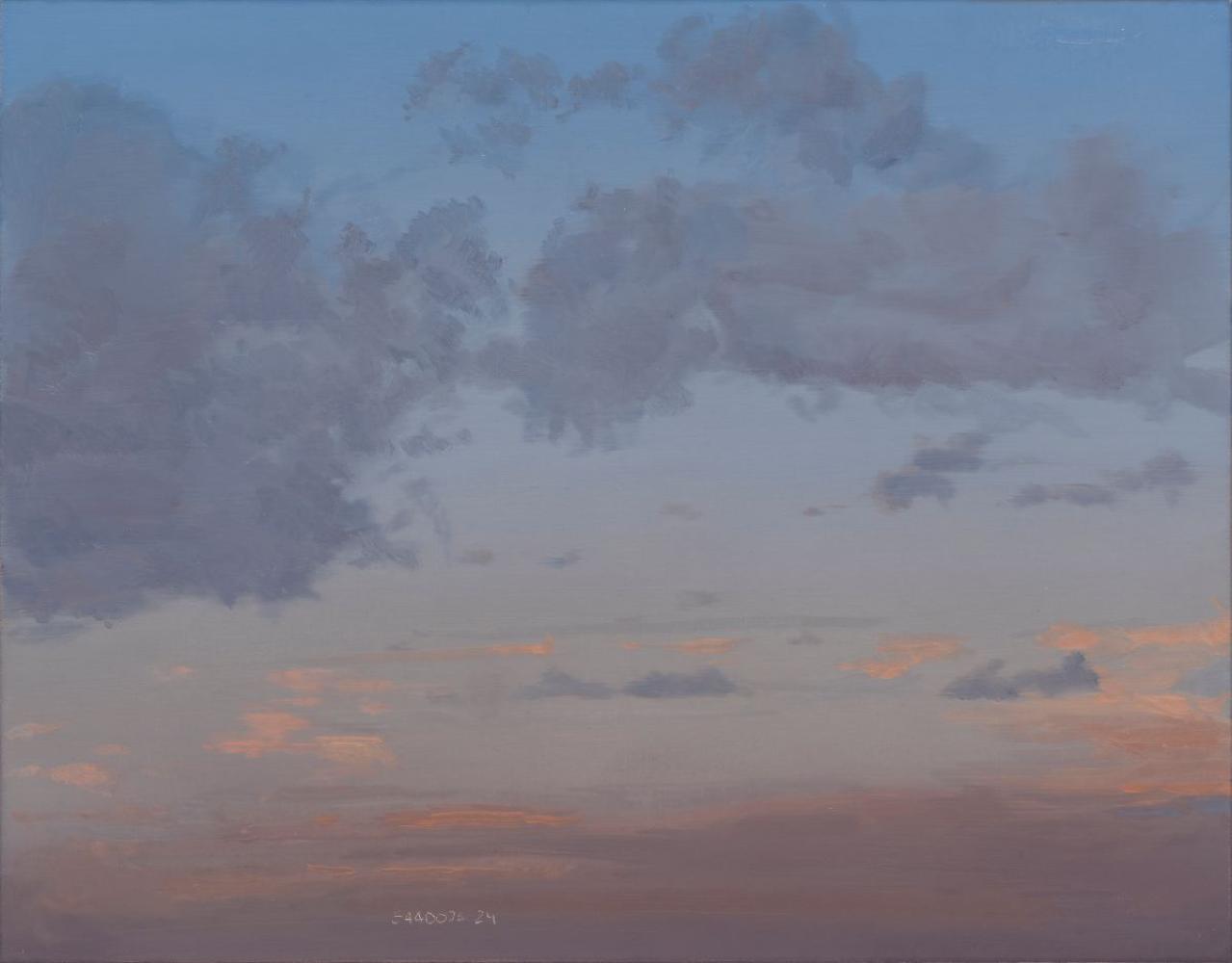 Tütar gallery: Tõnis Saadoja "Evening Sky V", 2024, aus der Serie "Height Above Sea Level"