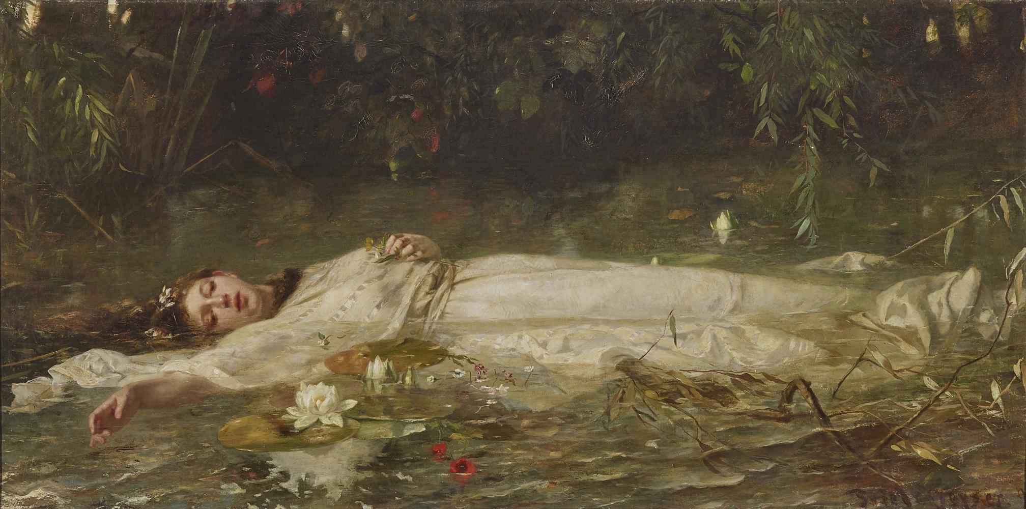 Friedrich Heyser "Ophelia", um 1900