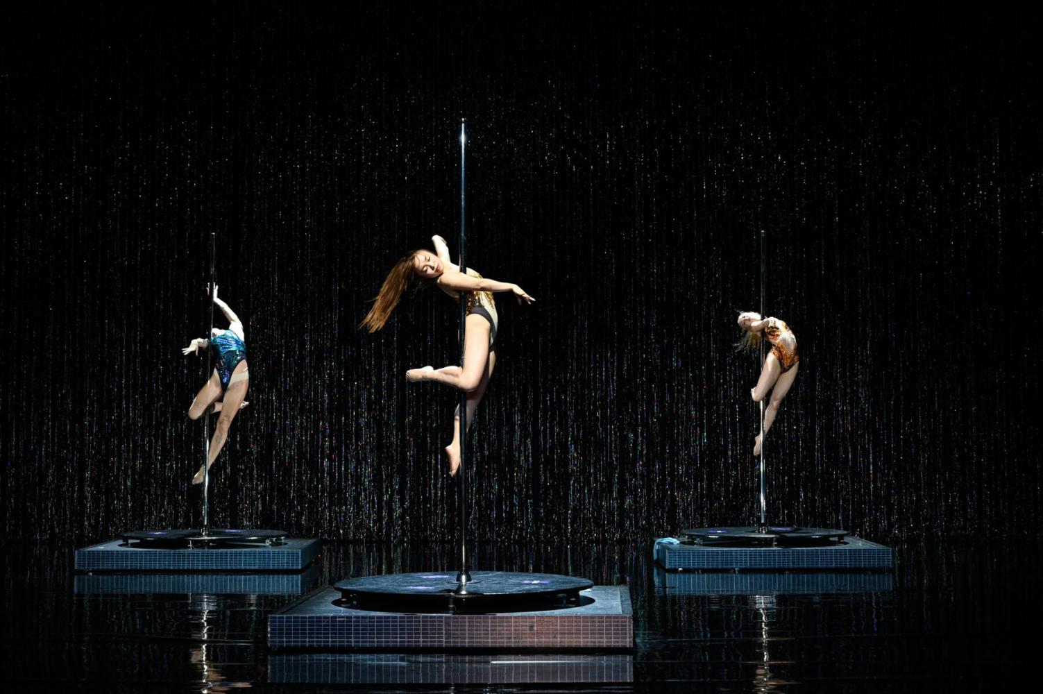 Szene aus "Goodbye Berlin": v.l.n.r.: Oksana Chupryniuk, Chloe Chua, Shiori Sumikawa