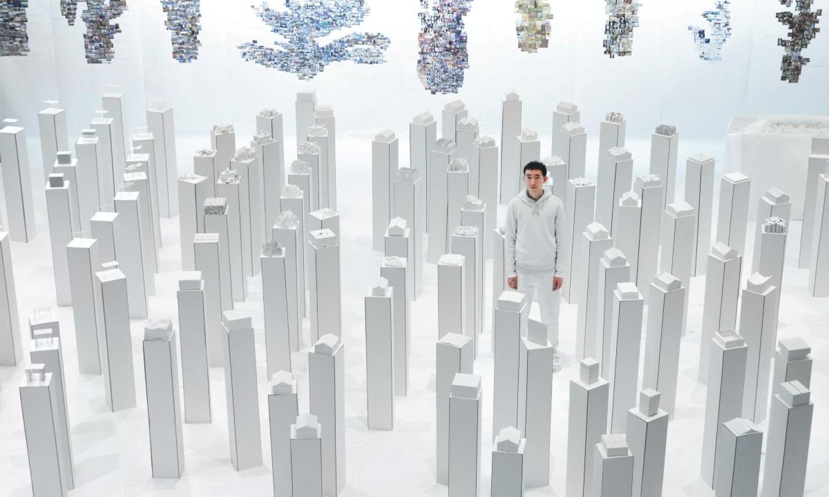 Duyi Han "Change Always: Duyi Han on Mutant Forms", Installationsansicht Cornell University, New York, 2019